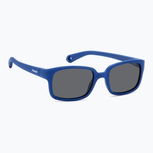 Окуляри сонцезахисні дитячі Polaroid PLD K008/S matte blue/grey polarized