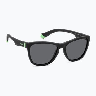 Окуляри сонцезахисні дитячі Polaroid PLD 8056/S matte black/grey polarized