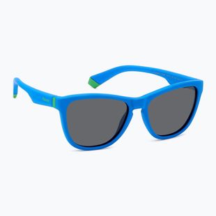 Окуляри сонцезахисні дитячі Polaroid PLD 8056/S matte blue/grey polarized