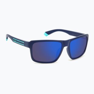 Окуляри сонцезахисні чоловічі Polaroid PLD 2158/S matte blue/blue mirror polarized