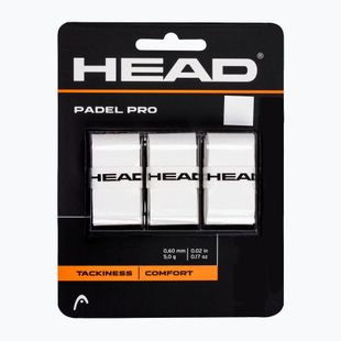 Обгортки для ракеток для паделю HEAD Padel Pro 3 шт. white