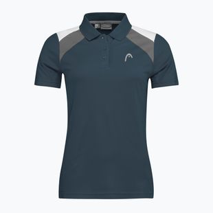 Поло для тенісу жіноче HEAD Club 22 Tech Polo navy