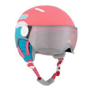 Шолом гірськолижний дитячий HEAD Maja Visor pink/blue/silver red