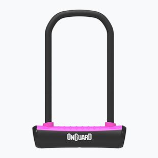 Замок велосипедний OnGuard Neon 8153PN U-Lock black/pink