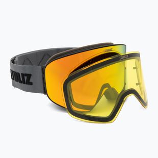 Окуляри гірськолижні Bliz Flow matt black/brown gold multi/yellow