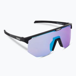 Велосипедні окуляри Bliz Hero Nano Optics Nordic Light S2 матові чорні/світла бегонія/фіолетово-сині мульти