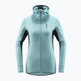 Кофта трекінгова жіноча Haglöfs L.I.M Mid Comp Hood блакитна 605255