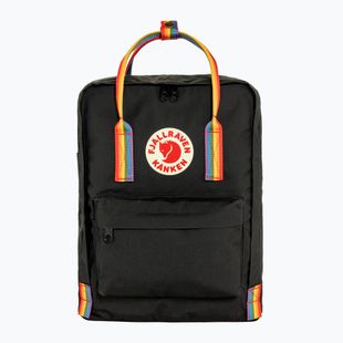 Рюкзак міський Fjällräven Kanken Rainbow 16 л black/ rainbow pattern