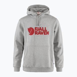 Кофта трекінгова чоловіча Fjällräven Logo Hoodie grey/melange