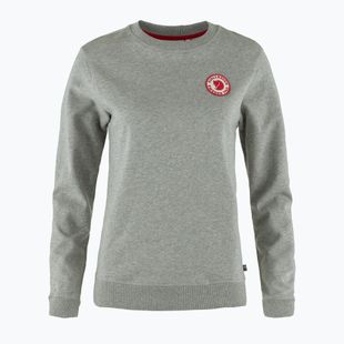 Кофта жіноча Fjällräven 1960 logo Badge Sweater grey/melange