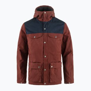 Куртка вітрозахисна чоловіча Fjällräven Greenland Winter maroon/dark navy