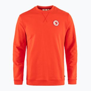 Кофта чоловіча Fjällräven 1960 Logo Badge Sweater flame orange