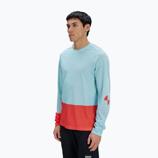 Лонгслів велосипедний чоловічий POC Motion Air Jersey lazurite blue/carnelian orange