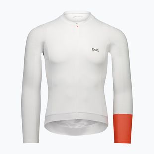 Лонгслів велосипедний чоловічий POC Cadence Jersey hydrogen white
