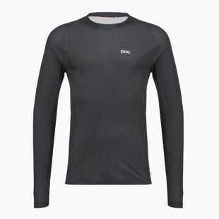 Чоловічий велосипедний лонгслів POC Motion Air Jersey урановий чорний