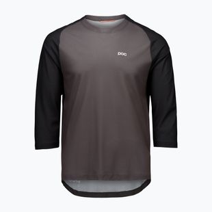Чоловіча велофутболка POC Motion Air Jersey 3/4 сірий сильванит