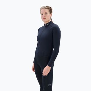 Лонгслів велосипедний жіночий POC Ambient Thermal Jersey W uranium black