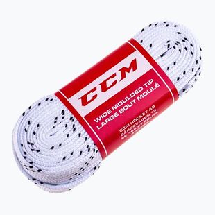 Шнурки для ковзанів CCM Team Wide white
