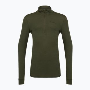 Кофта термічна чоловіча Pinewood Abisko Merino Base Layer Half Zip d.mossgreen