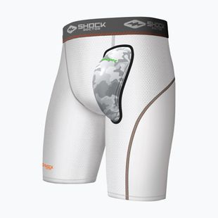 Шорти для єдиноборств чоловічі Shock Doctor AirCore Cup Compression білий