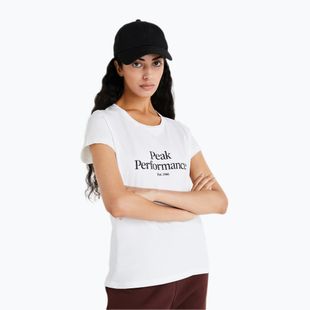 Футболка трекінгова жіноча Peak Performance Original Tee біла G77700320
