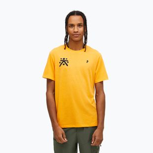 Футболка чоловіча Peak Performance Explore Graphic blazing orange