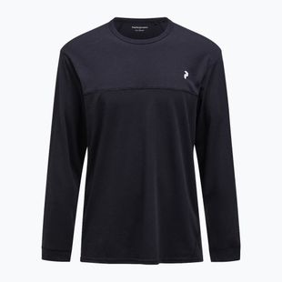 Лонгслів чоловічий Peak Performance Trail Wool Blend black