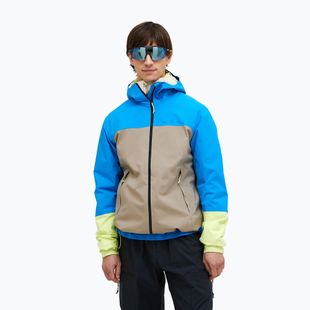 Куртка-дощовик чоловіча Peak Performance Trail Hipe Shell Jacket brilliant blue/beige/ sunny