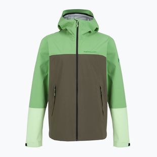 Куртка-дощовик чоловіча Peak Performance Trail Hipe Shell Jacket peppermint/pine needle/green