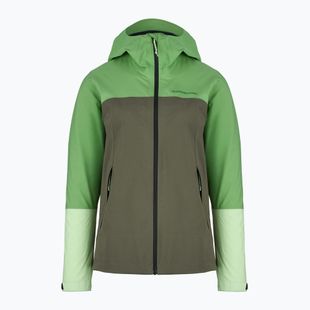 Куртка-дощовик жіноча Peak Performance Trail Hipe Shell Jacket peppermint/pine needle/vivid