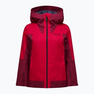 Жіноча лижна куртка Perak Performance Rider Tech Insulated vertical zenith/tech burgundy