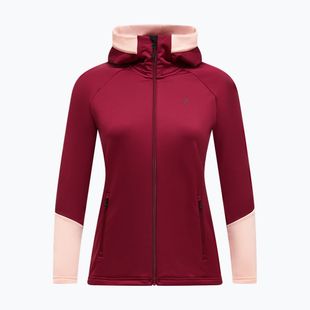 Кофта жіноча Peak Performance Rider Essentials Zip Hood Vertical Zenith/Peach Fuzz