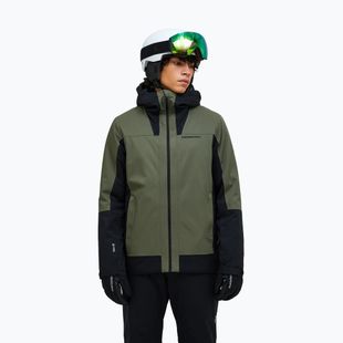 Куртка гірськолижна чоловіча Peak Performance Rider Tech Insulated pine needle/black