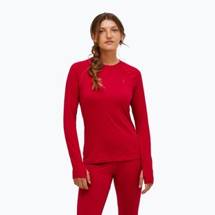 Жіноча термоактивна кофта Peak Performance Spirit Crew tech burgundy