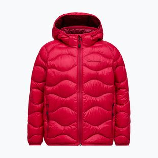 Пуховик дитячий Peak Performance Helium Down Hood Jacket Tech Burgundy/Vertical Zenith