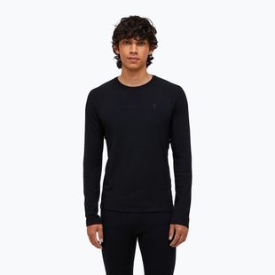 Лонгслів термічний чоловічий Peak Performance Magic Crew Wool-Blend Baselayer black/black