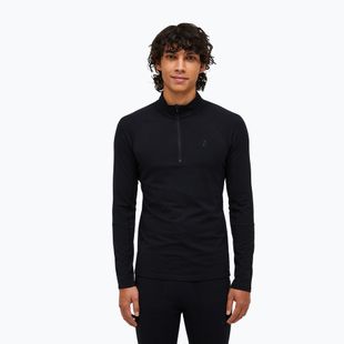 Кофта термоактивна чоловіча Peak Performance Magic Half Zip Wool-Blend Baselayer black/black