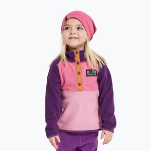 Кофта флісова дитяча Didriksons Monte Half Button light heather pink