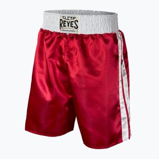 Чоловічі боксерські шорти Cleto Reyes Satin Boxing червоні/білі