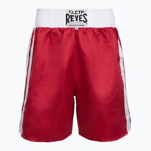 Чоловічі боксерські шорти Cleto Reyes Satin Boxing червоні/білі