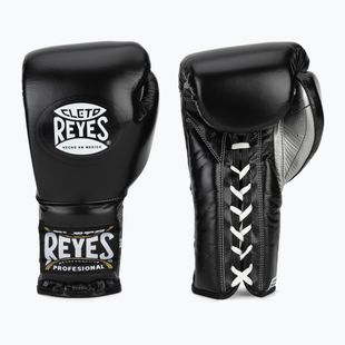 Рукавиці боксерські Cleto Reyes Traning Thumb black/silver