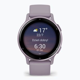 Годинник Garmin Vivoactive 5 metallic orchid aluminum bezel/orchid