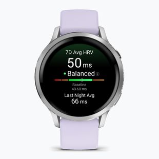 Годинник Garmin Venu 4 41 mm silver/perwinkle