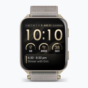 Годинник Garmin Venu X1 soft gold/french gray