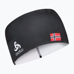Пов'язка на голову ODLO Competition Fan Warm black/norwegian flag