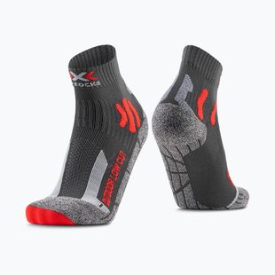 Шкарпетки чоловічі X-Socks Trek Outdoor Low Cut anthracite/red