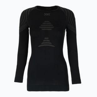 Жіноча термоактивна кофта X-Bionic Invent 4.0 LS black/charcoal