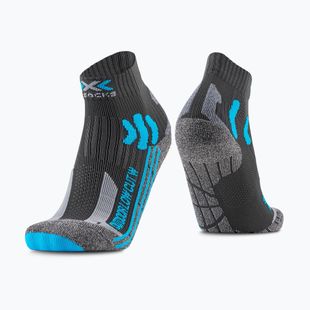 Шкарпетки X-Socks Trek Outdoor Low Cut anthracite/turquoise