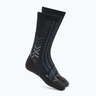 Шкарпетки чоловічі X-Socks Trekking Perform Merino Crew black/charcoal