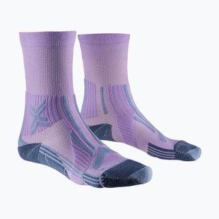 Шкарпетки жіночі X-Socks Trailrun Perform Crew orchid/sunset blue